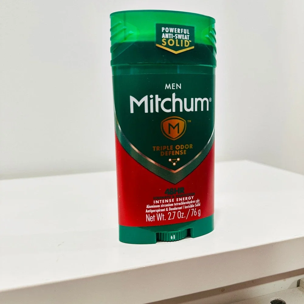 Mitchum Men Triple Odor Defense Intense Energy Invisible Solid Deodorant 2.7oz